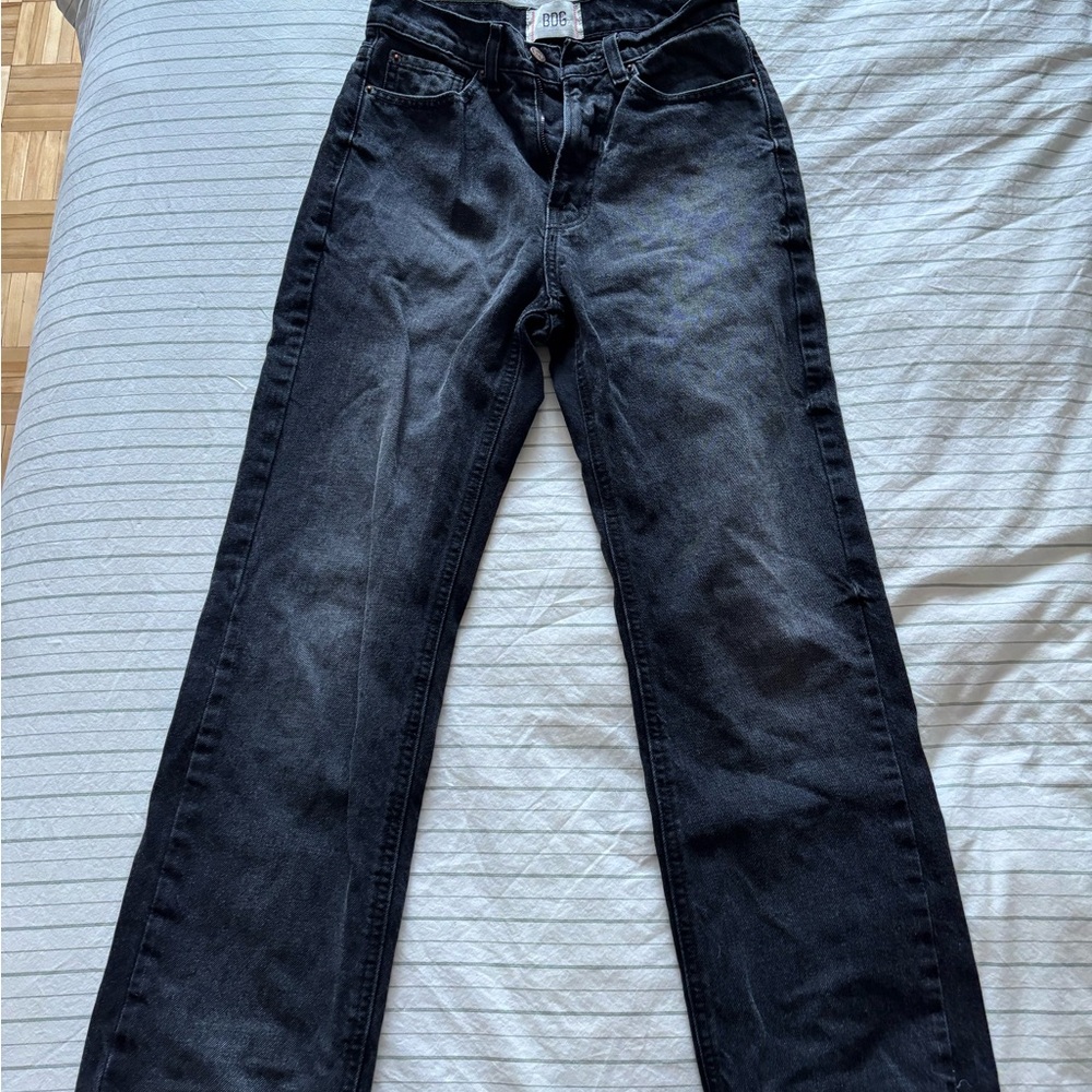 BDG COW-BOY Black Straight Leg Jeans